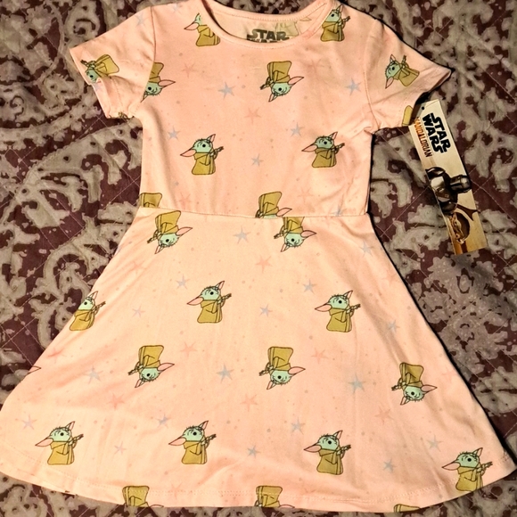 Star wars mandalorian 2T dress pink nwt - Picture 1 of 1